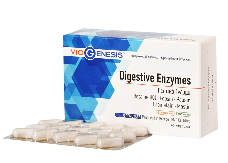 VIOGENESIS - Digestive Enzymes - 60caps